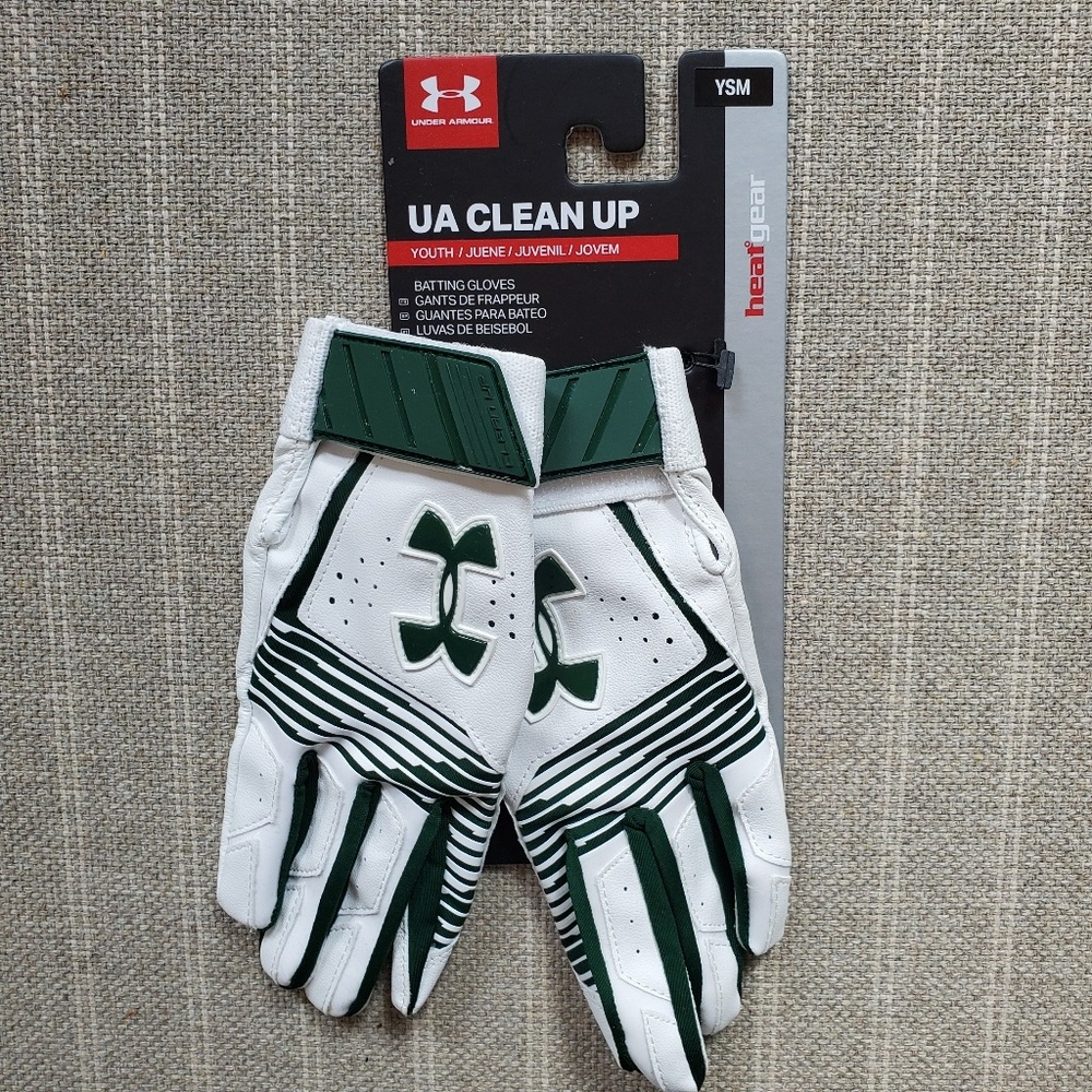 NWT Under Armour Clean Up Youth Batting Gloves - Picture 2 of 5